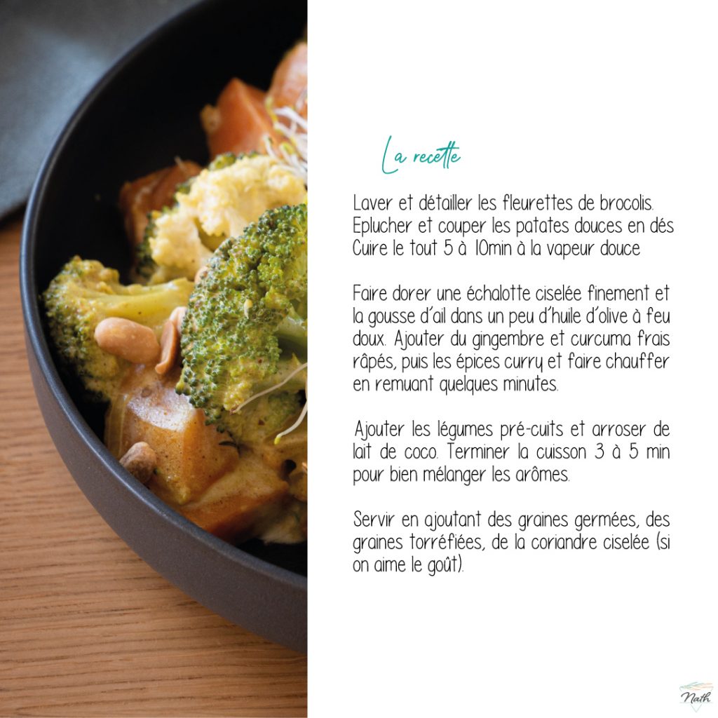 curry de brocolis la recette